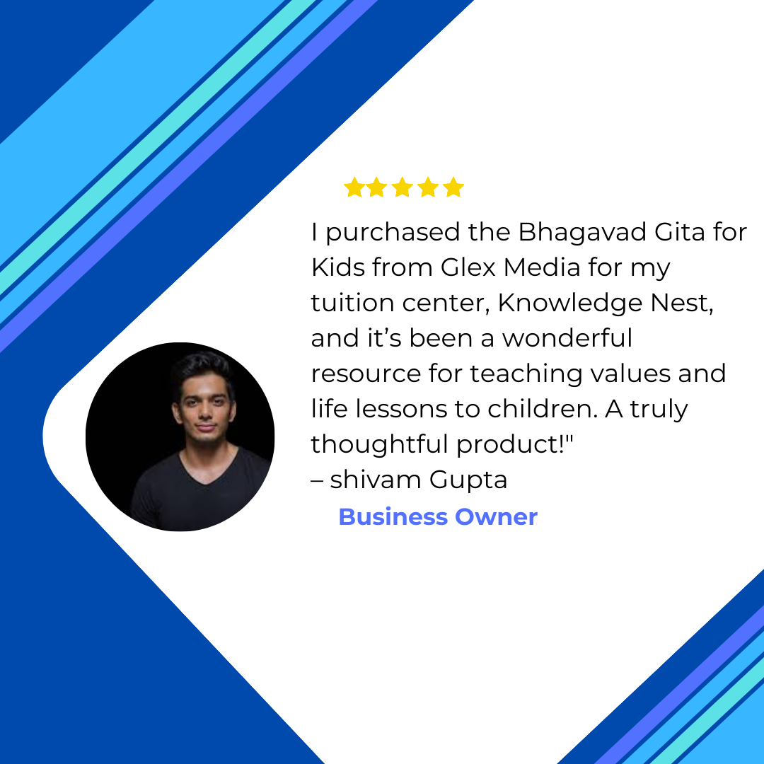 Blue and White Abstract Pattern and Shapes Customer Testimonial Reviews Instagram Post (4)